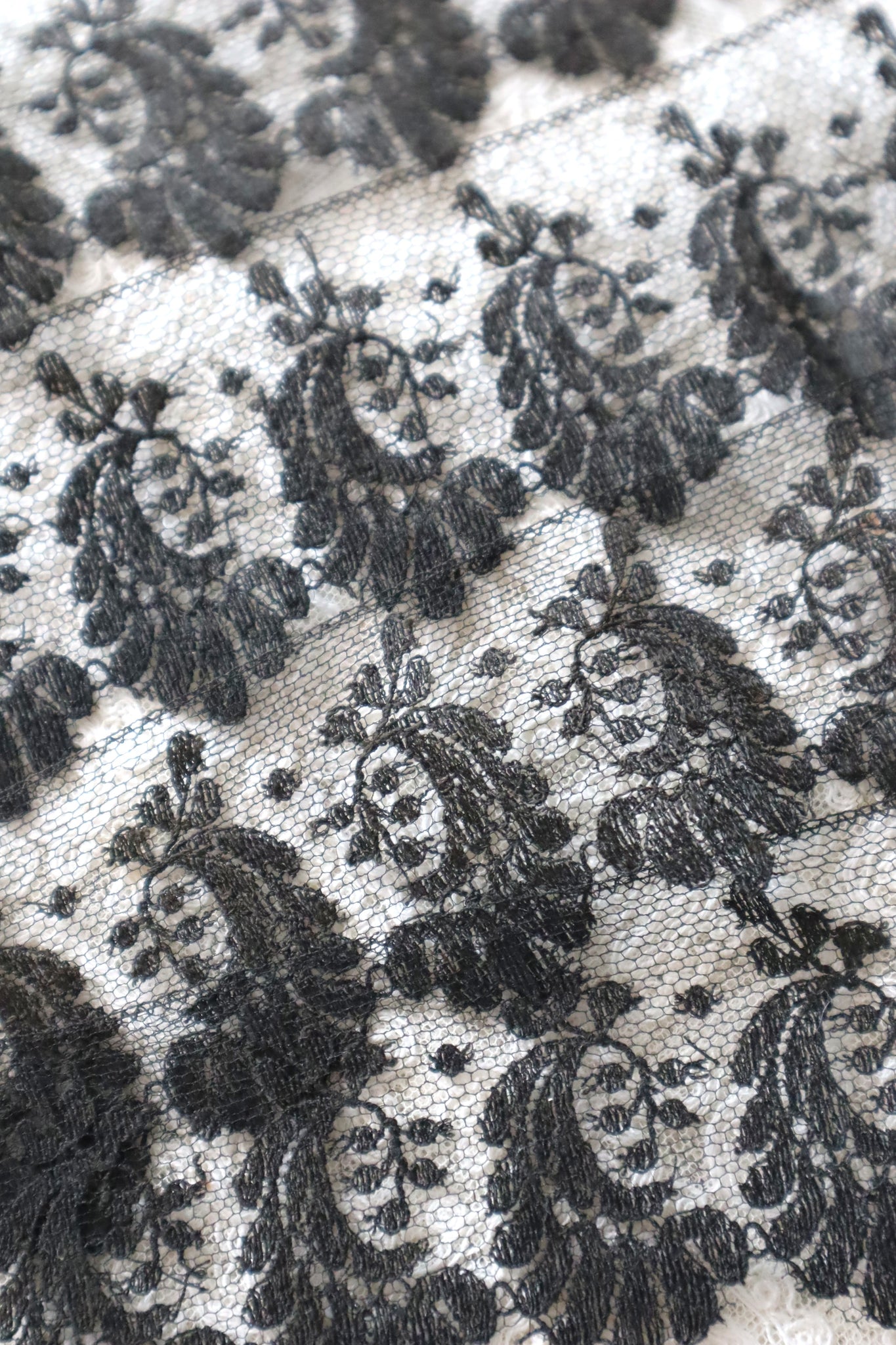 1900s–1920s Antique English Cotton Tulle Lace Bundle