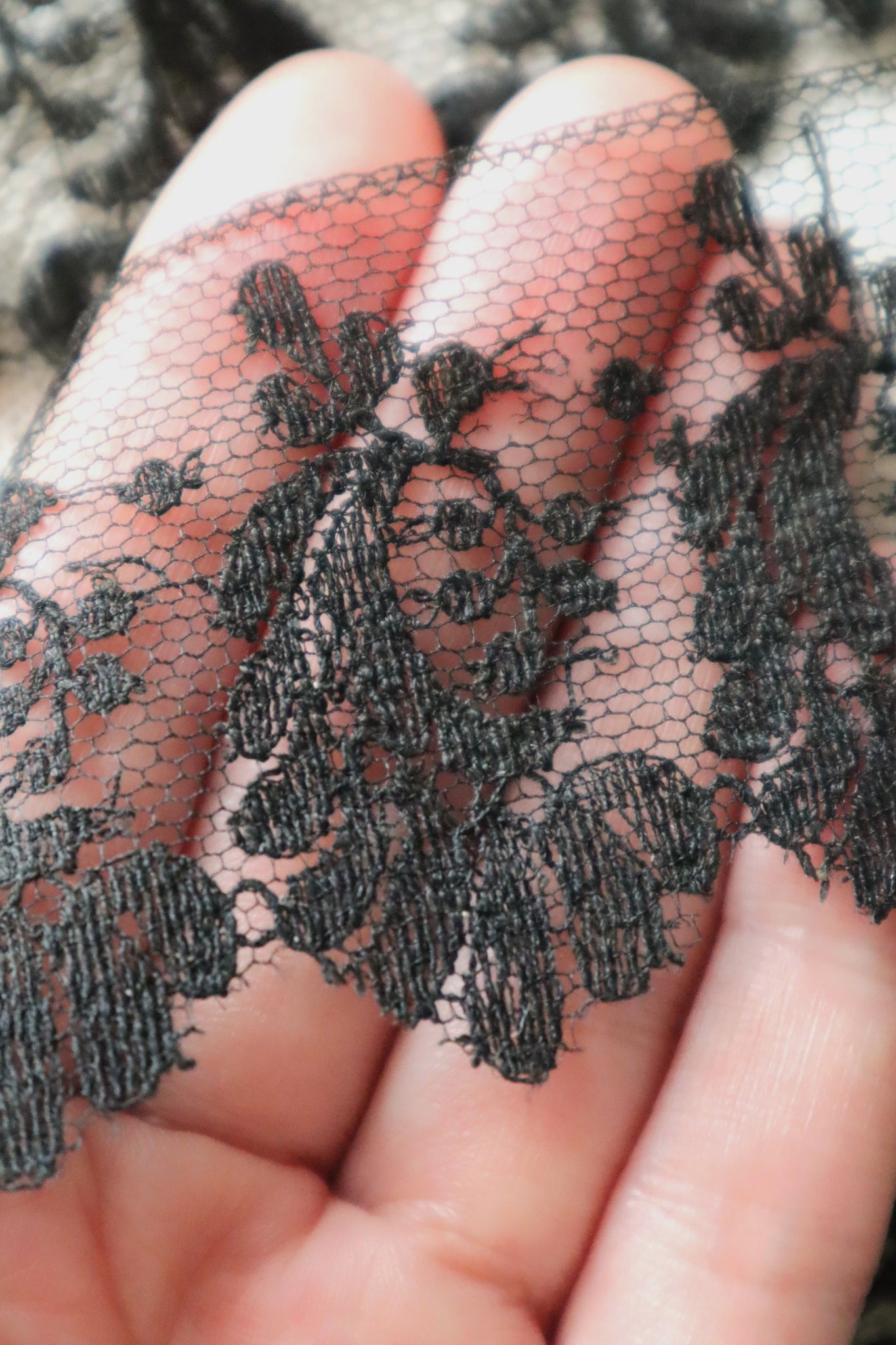 1900s–1920s Antique English Cotton Tulle Lace Bundle