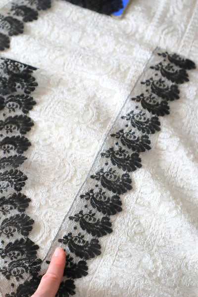 1900s–1920s Antique English Cotton Tulle Lace Bundle