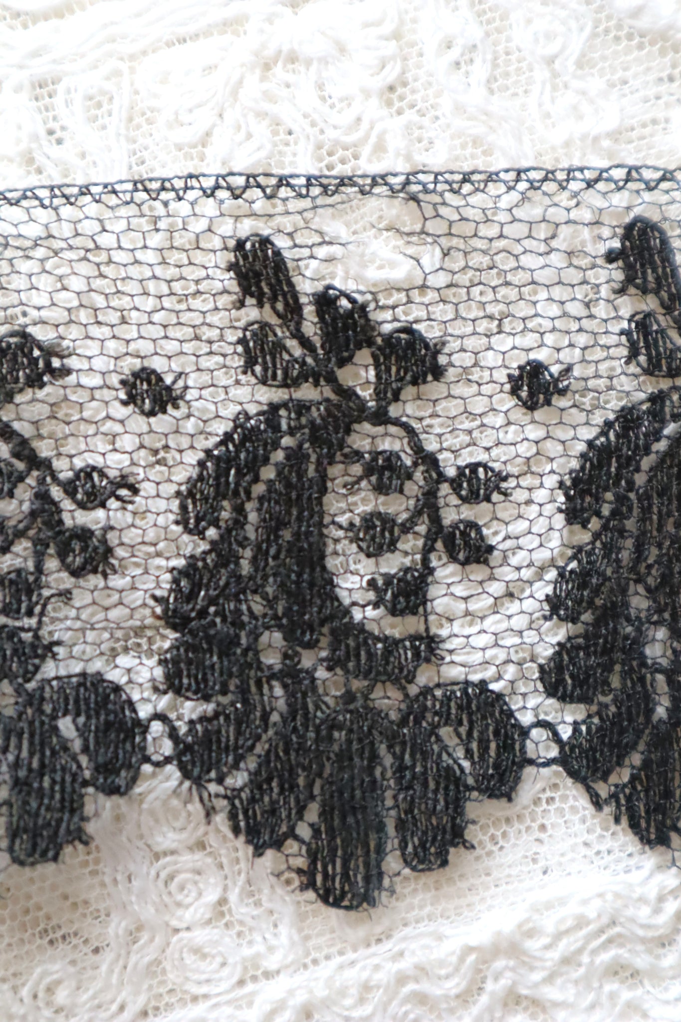 1900s–1920s Antique English Cotton Tulle Lace Bundle