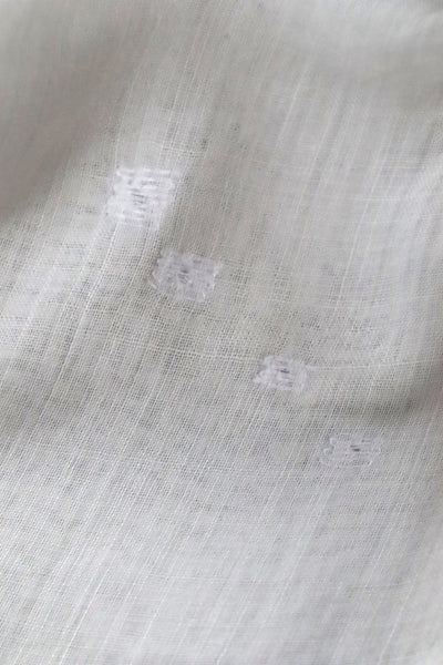 1900s Edwardian Muslin Cotton Embroidered Blouse