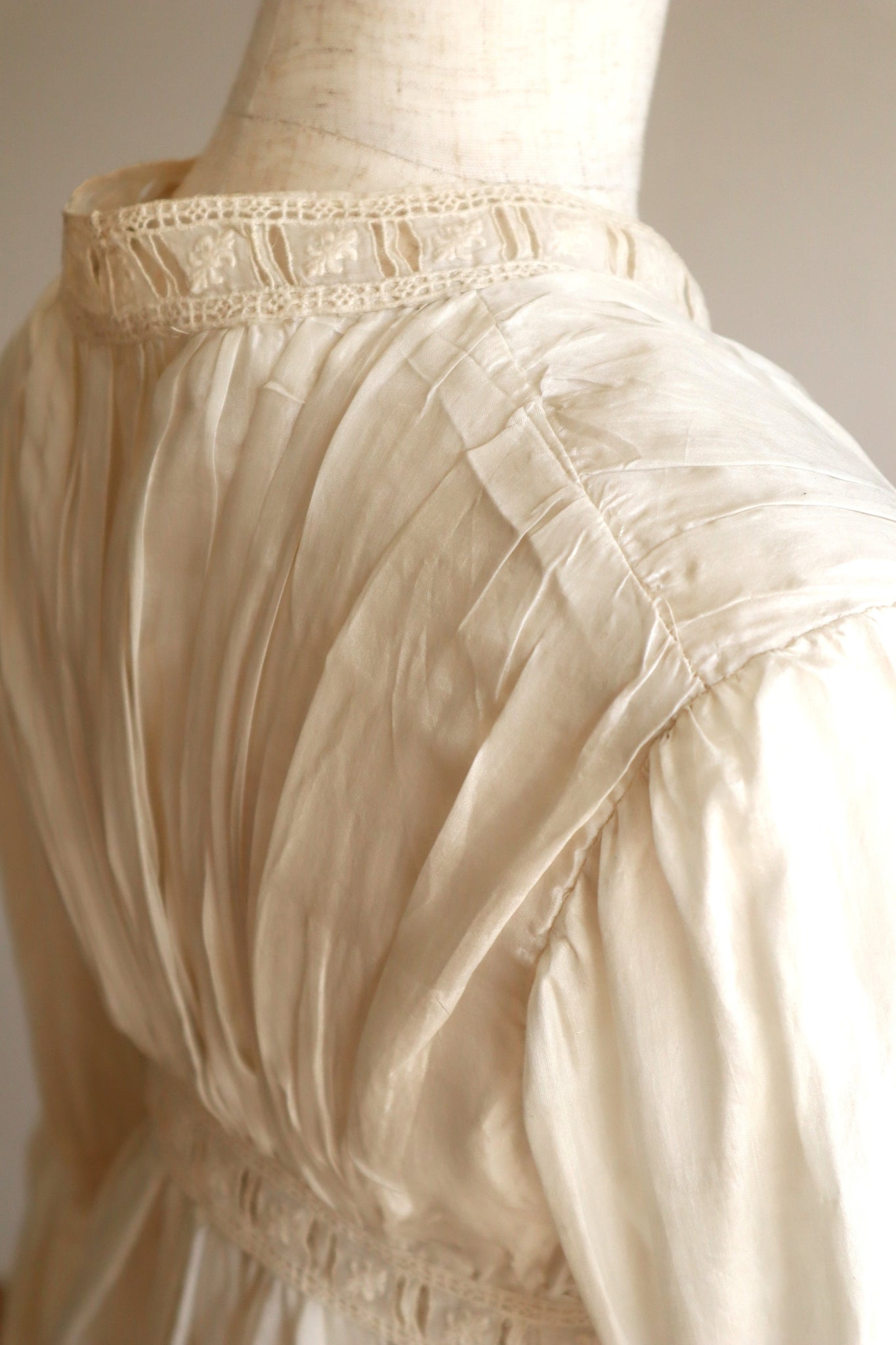 19th Silk Bed Jacket Size XXS