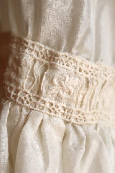 19th Silk Bed Jacket Size XXS