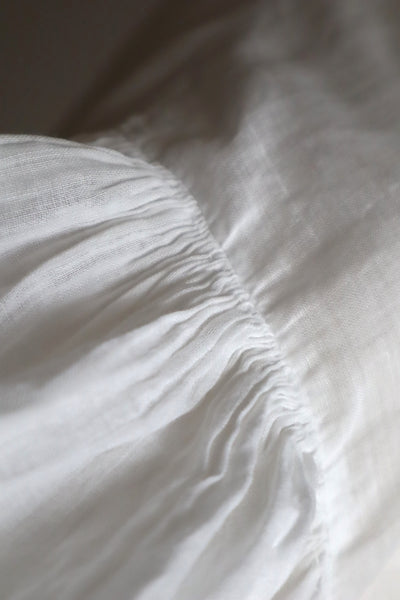 1900s Edwardian Muslin Cotton Embroidered Blouse