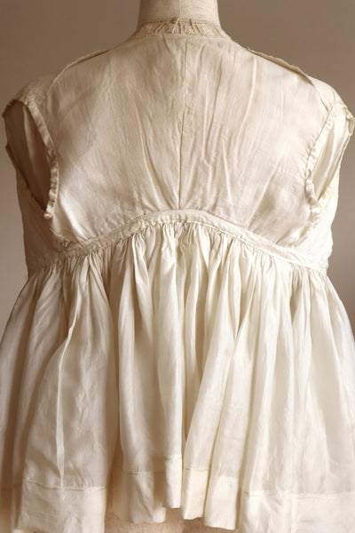 19th Silk Bed Jacket Size XXS