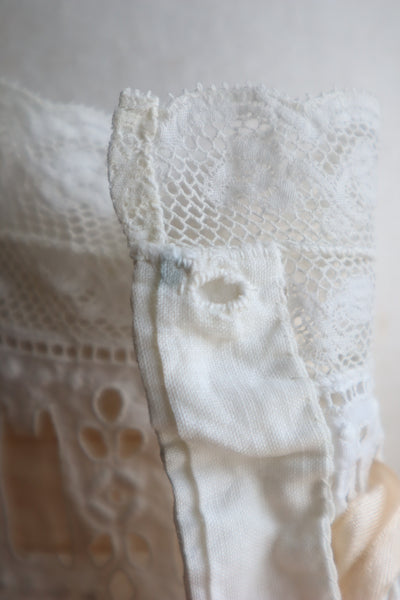 1900s French Thin Cotton Corset Cover