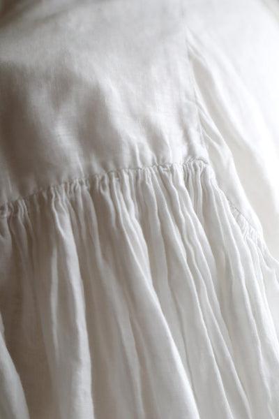 1900s Edwardian Muslin Cotton Embroidered Blouse