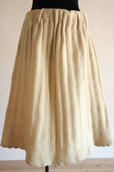 Early 20th c. French Wool Skirt A