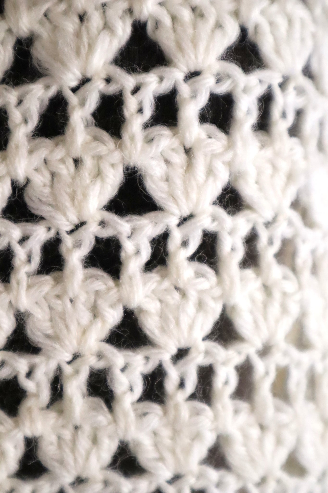 80s Hand Crocheted Cardigan