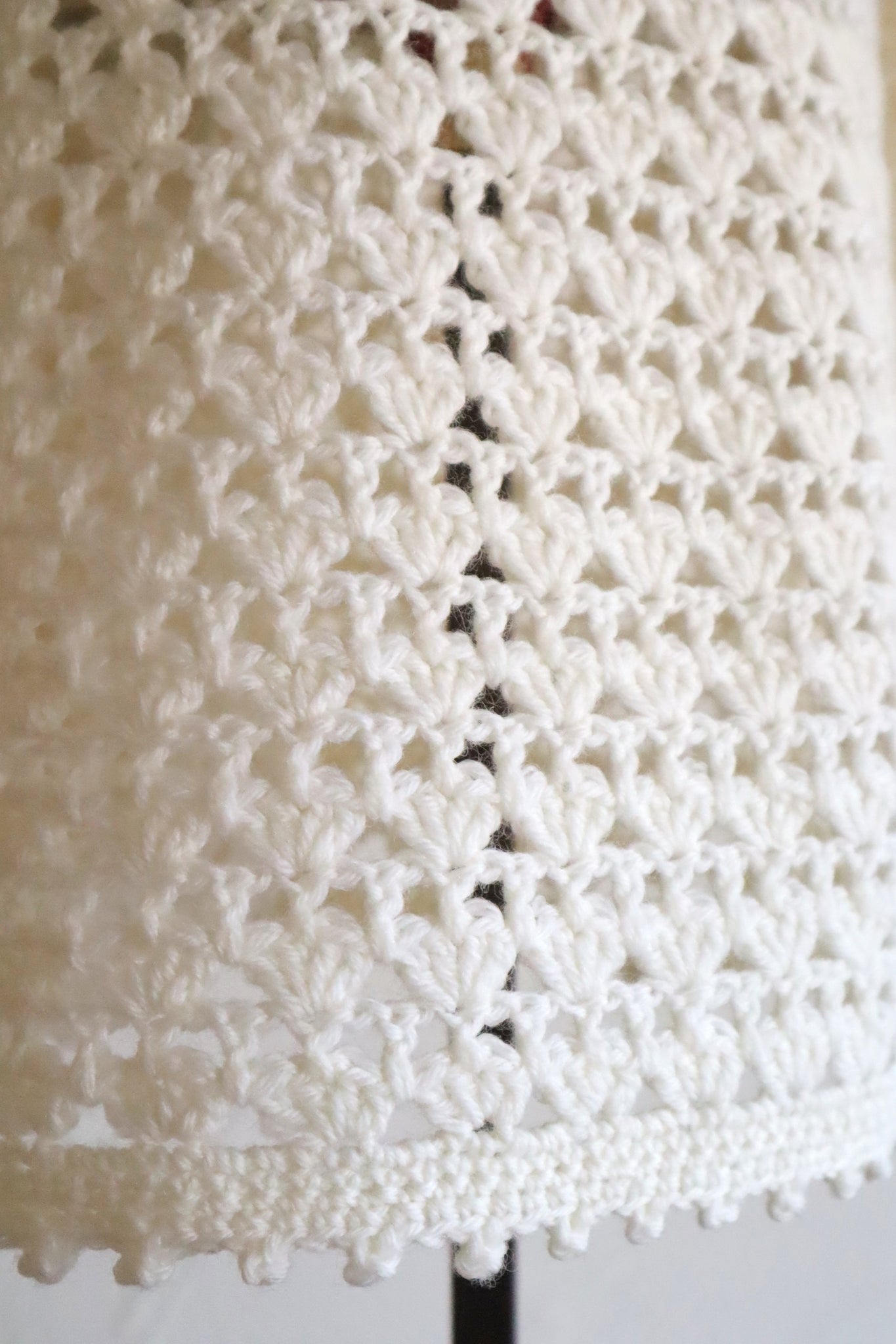 80s Hand Crocheted Cardigan