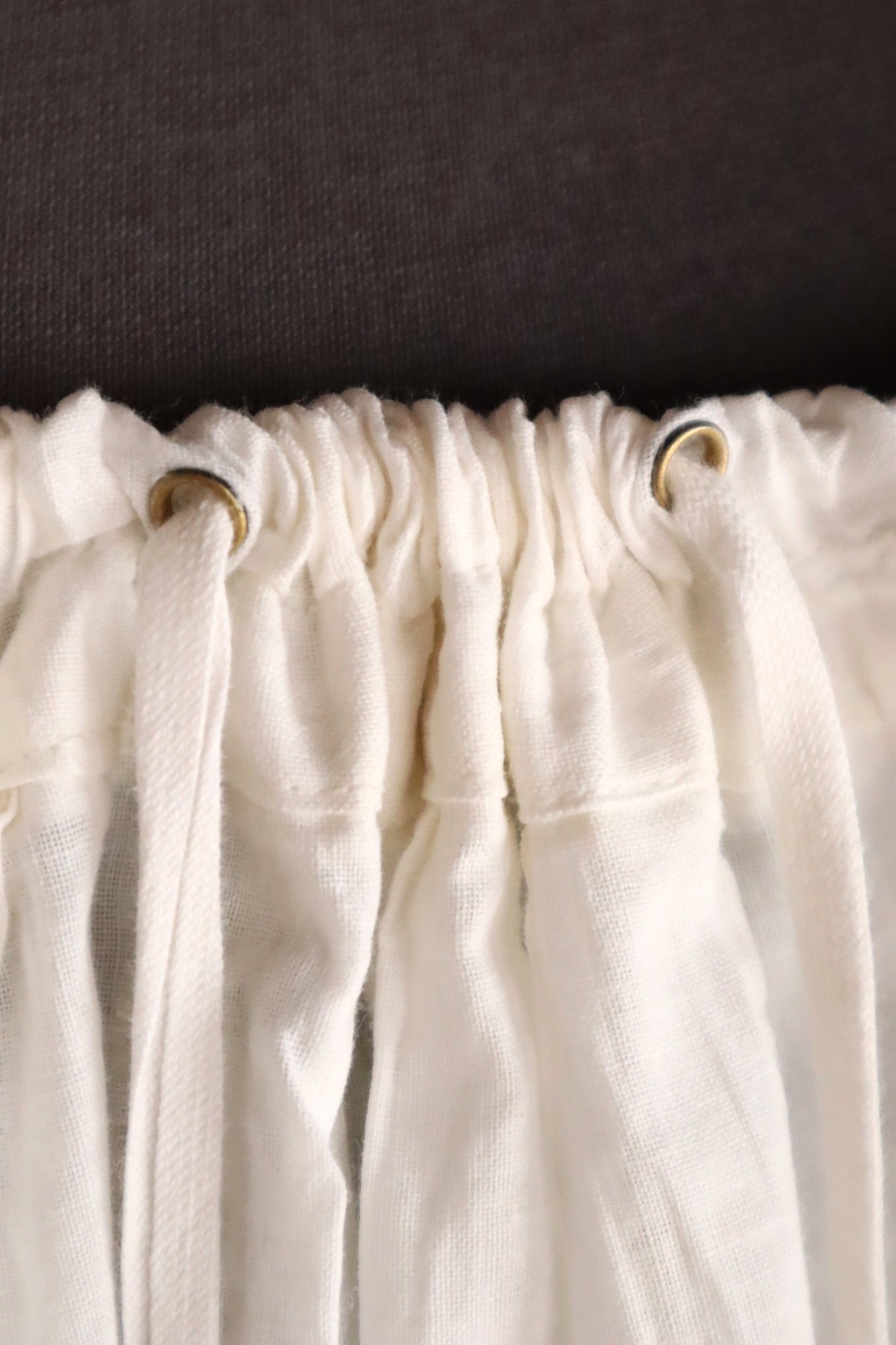 1900s French Cotton Train Skirt with Fine Pleated Hem