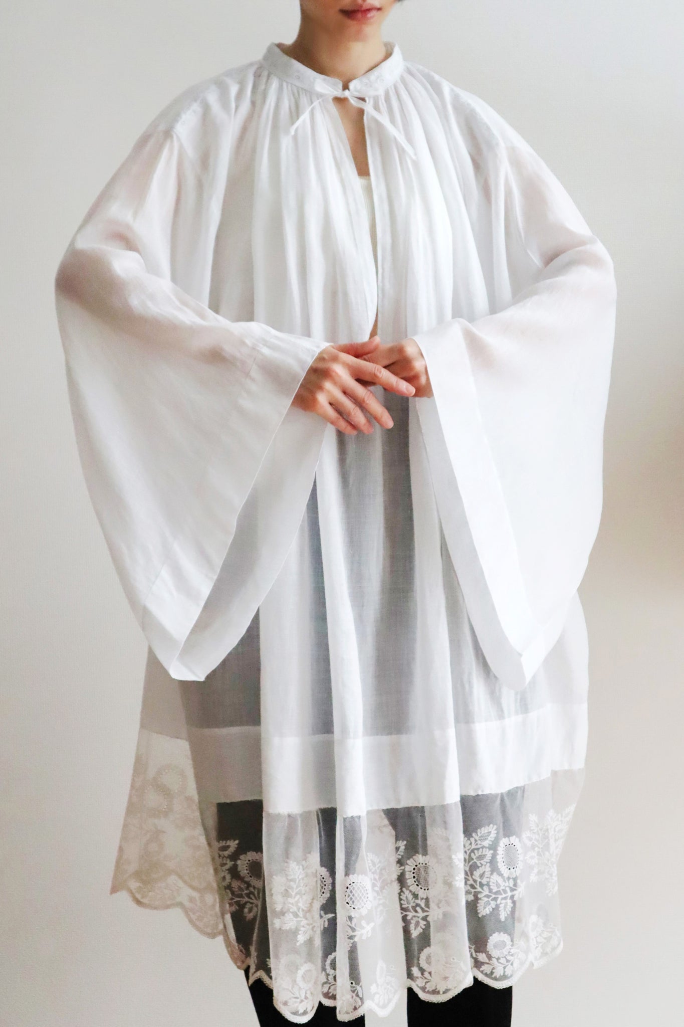 1900s Big Sleeves Church Smock