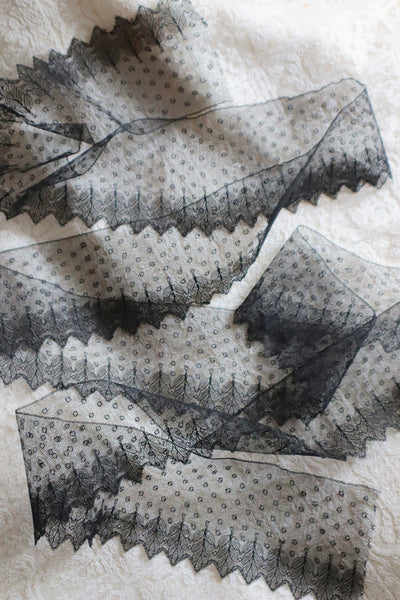 1900s–1920s Antique English Cotton Tulle Lace Bundle