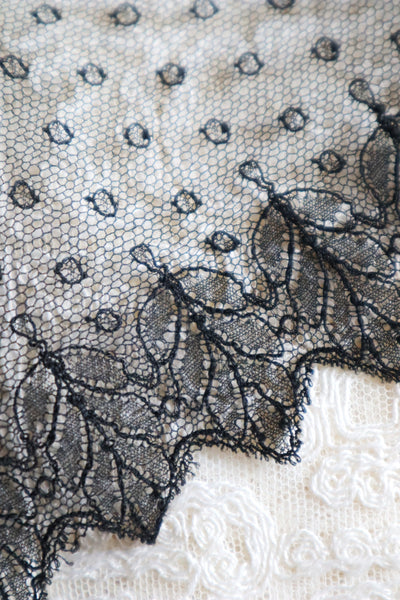 1900s–1920s Antique English Cotton Tulle Lace Bundle
