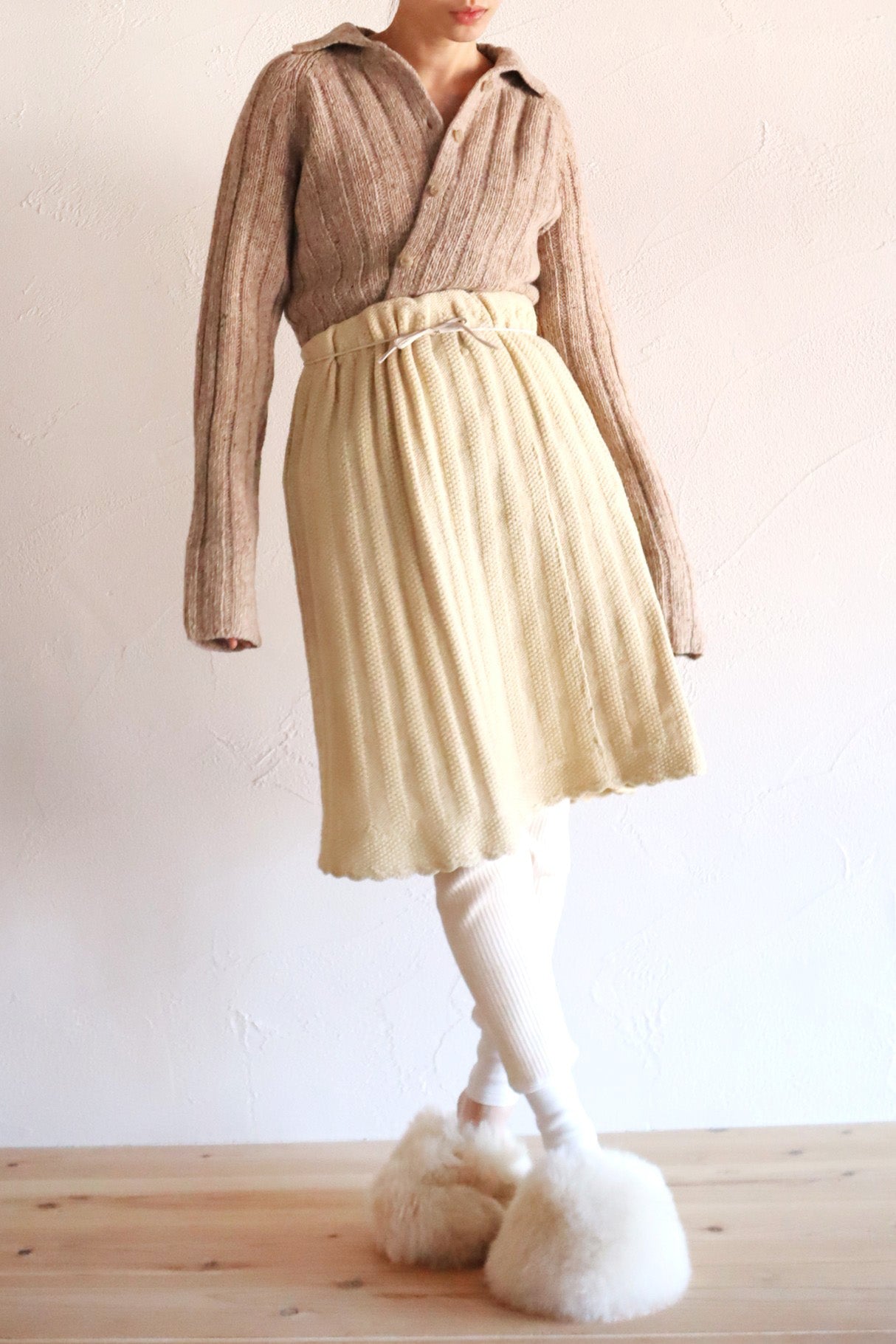 Early 20th c. French Wool Skirt A