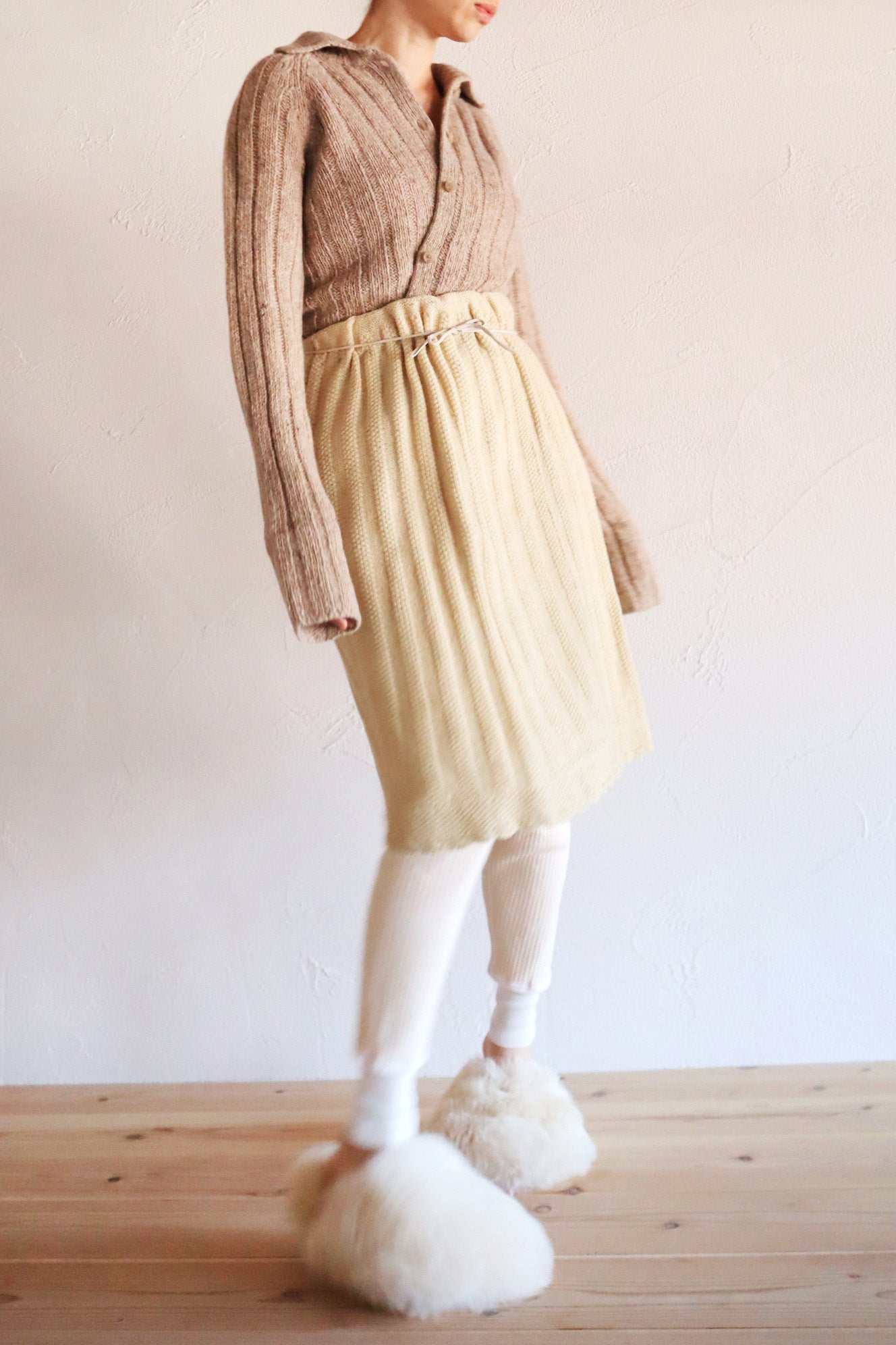Early 20th c. French Wool Skirt A