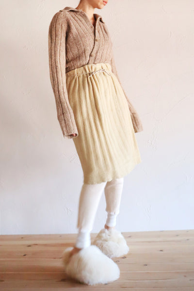 Early 20th c. French Wool Skirt A