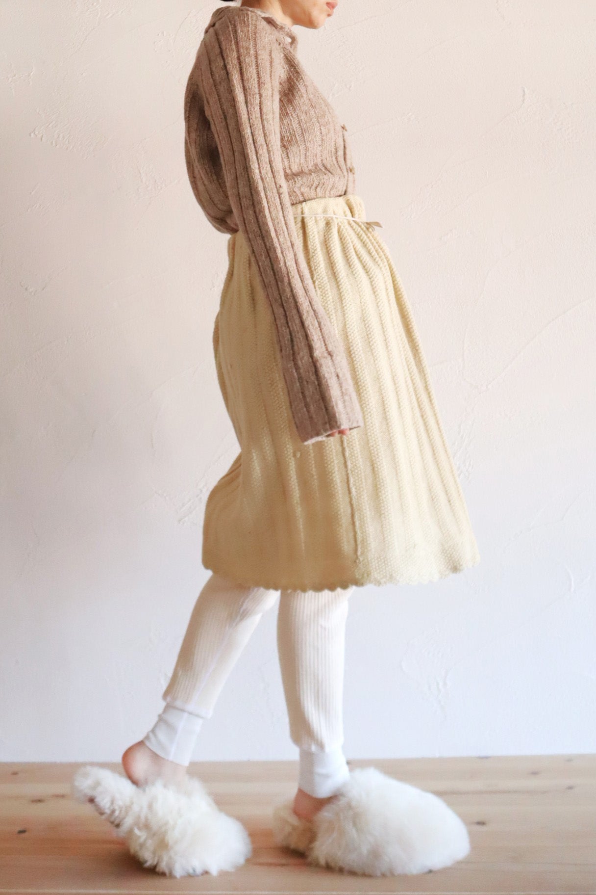 Early 20th c. French Wool Skirt A