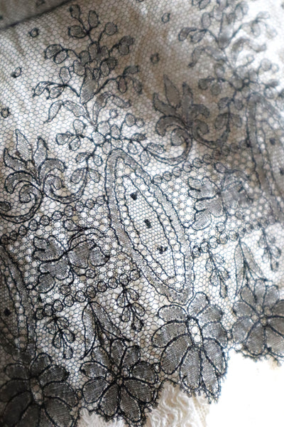 1900s–1920s Antique English Cotton Tulle Lace Bundle