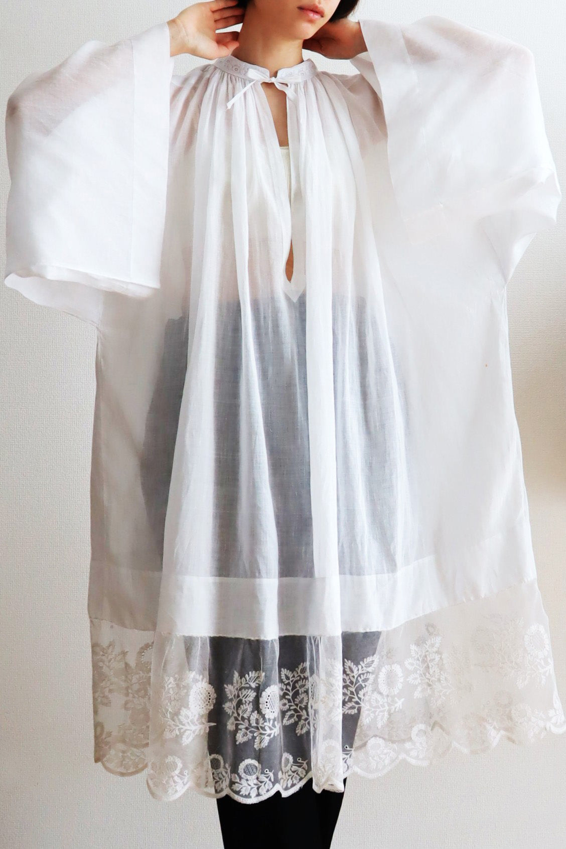 1900s Big Sleeves Church Smock