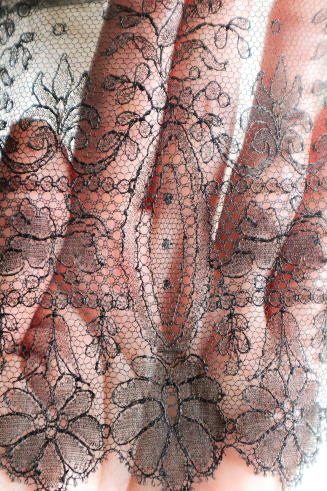 1900s–1920s Antique English Cotton Tulle Lace Bundle