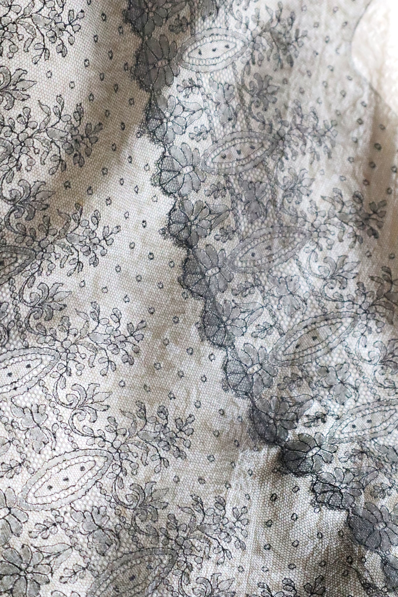 1900s–1920s Antique English Cotton Tulle Lace Bundle