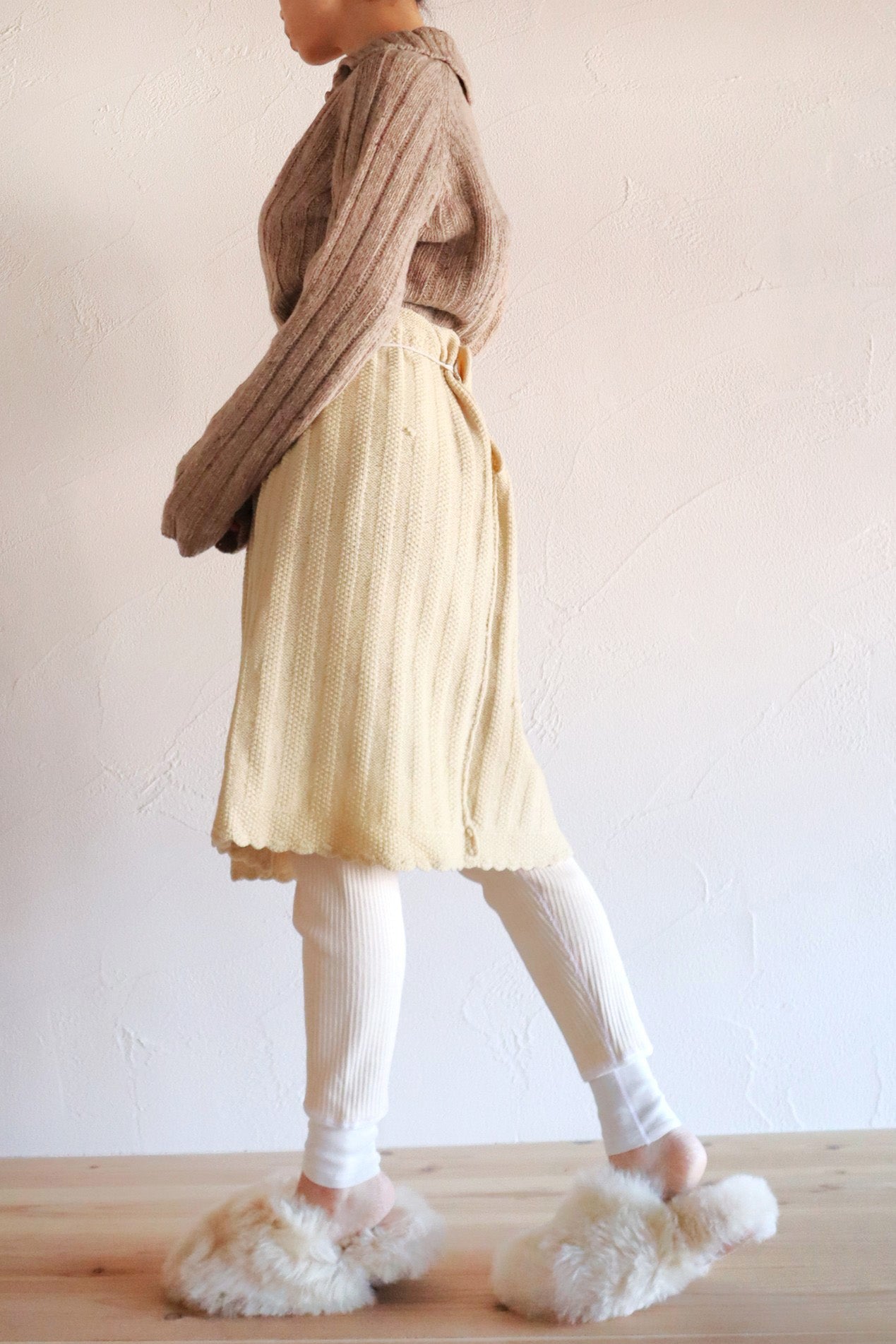 Early 20th c. French Wool Skirt A