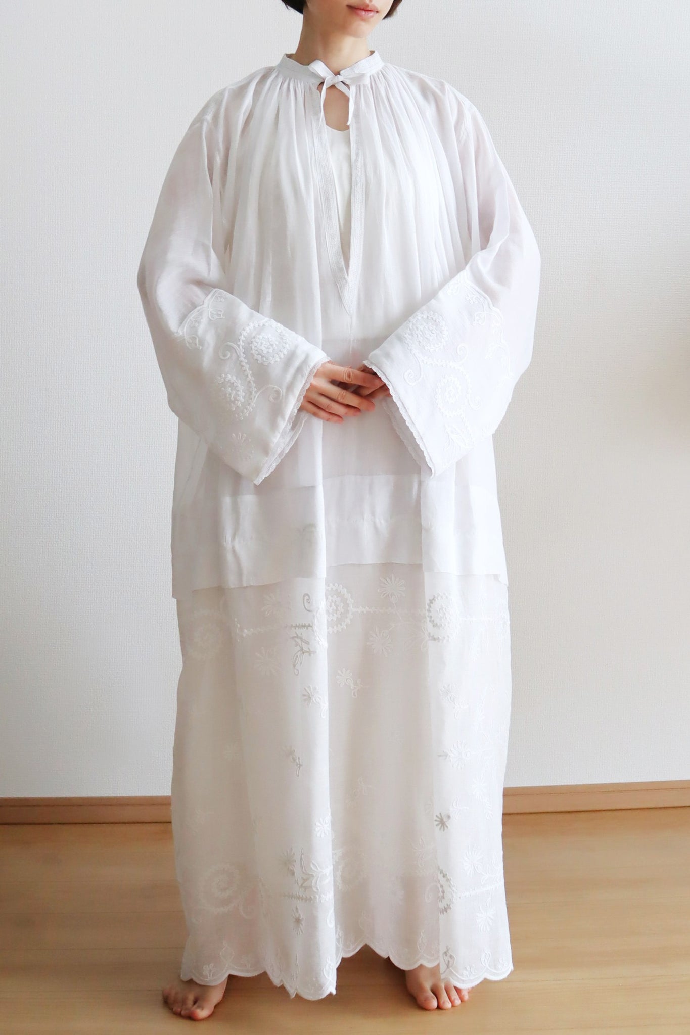 1900s Cornely Lace Church Smock Dress