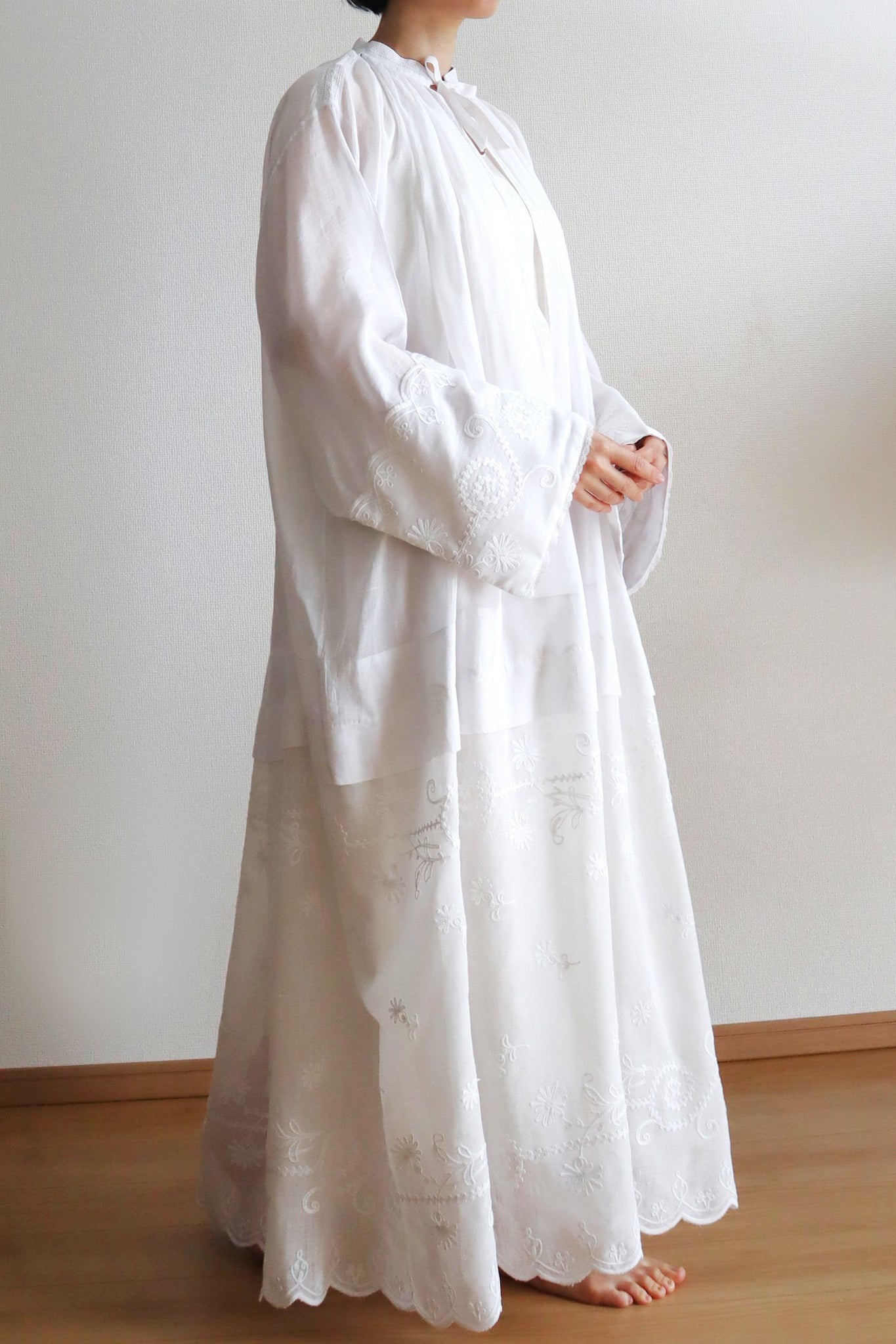 1900s Cornely Lace Church Smock Dress