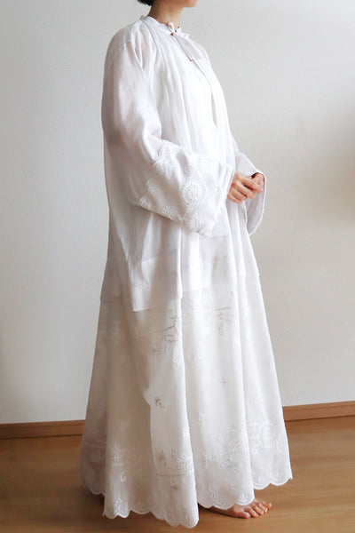 1900s Cornely Lace Church Smock Dress