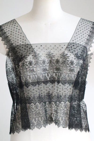 1900s–1920s Antique English Cotton Tulle Lace Bundle