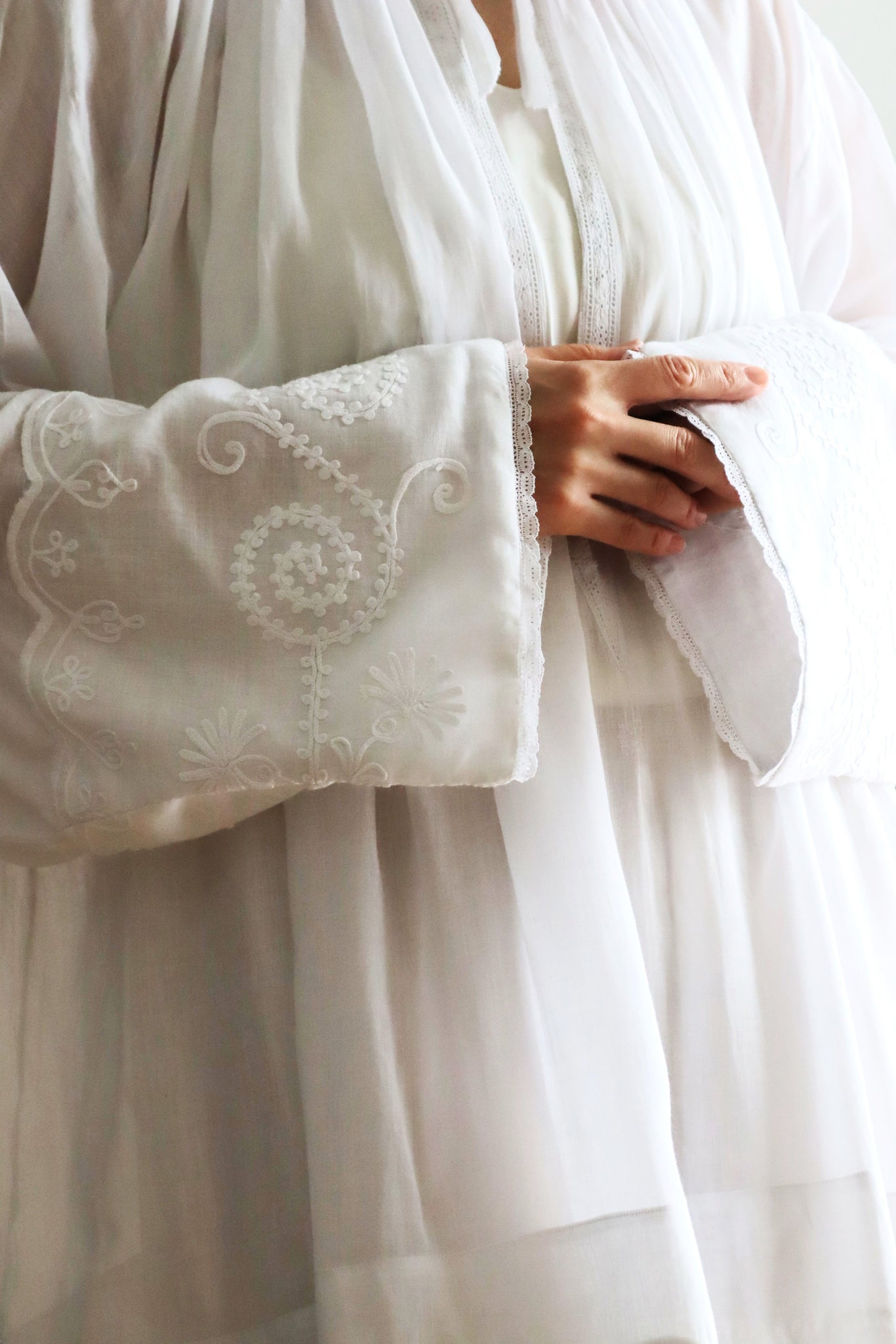 1900s Cornely Lace Church Smock Dress