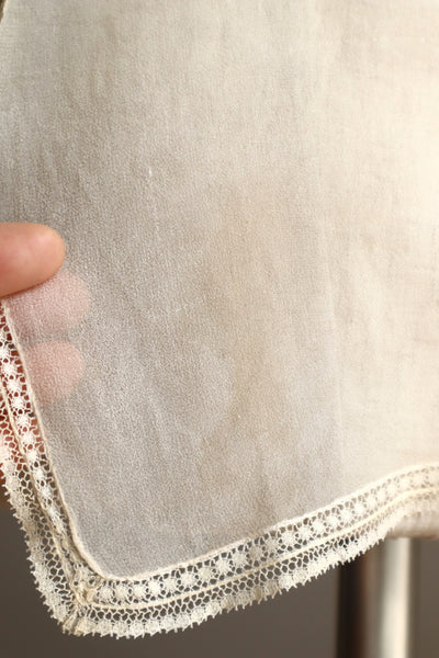 1910s Silk Georgette Blouse