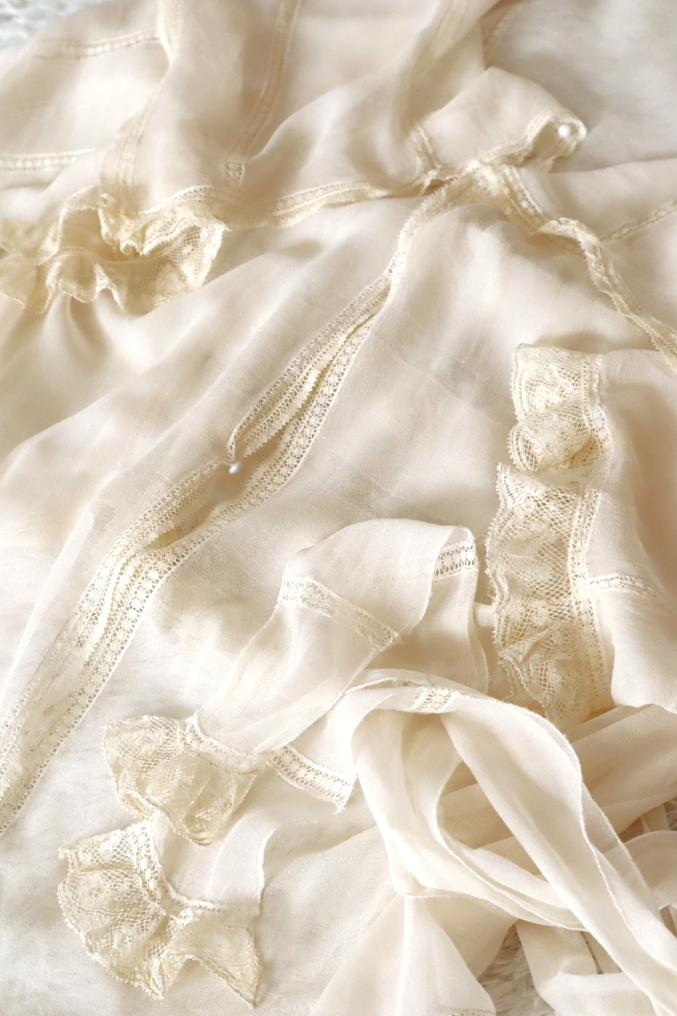 1910s Silk Georgette Blouse