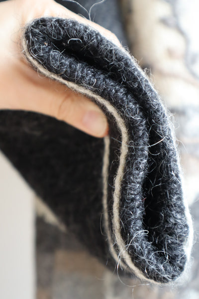 80s Sirogojno Hand-Knit Chunky Wool Cardigan