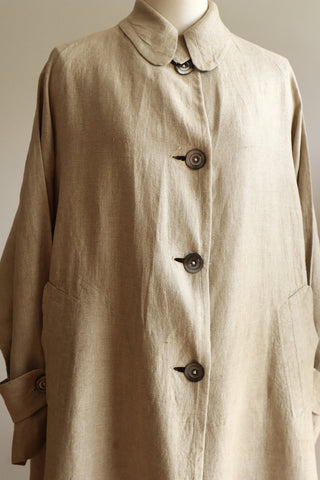 1900s~1910s Linen Duster Coat