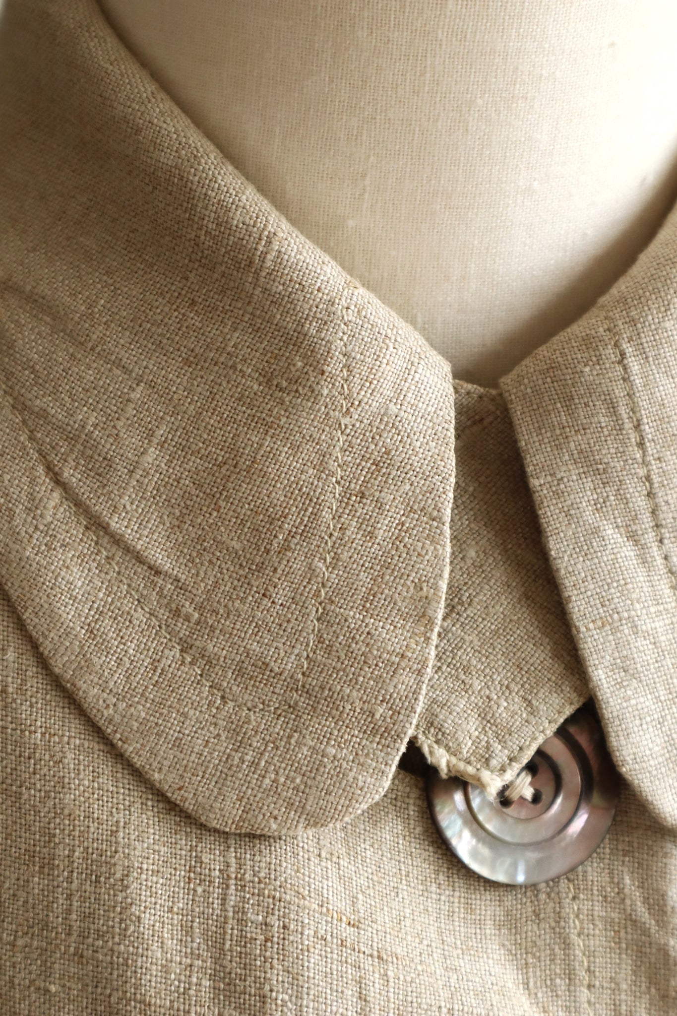 1900s~1910s Linen Duster Coat