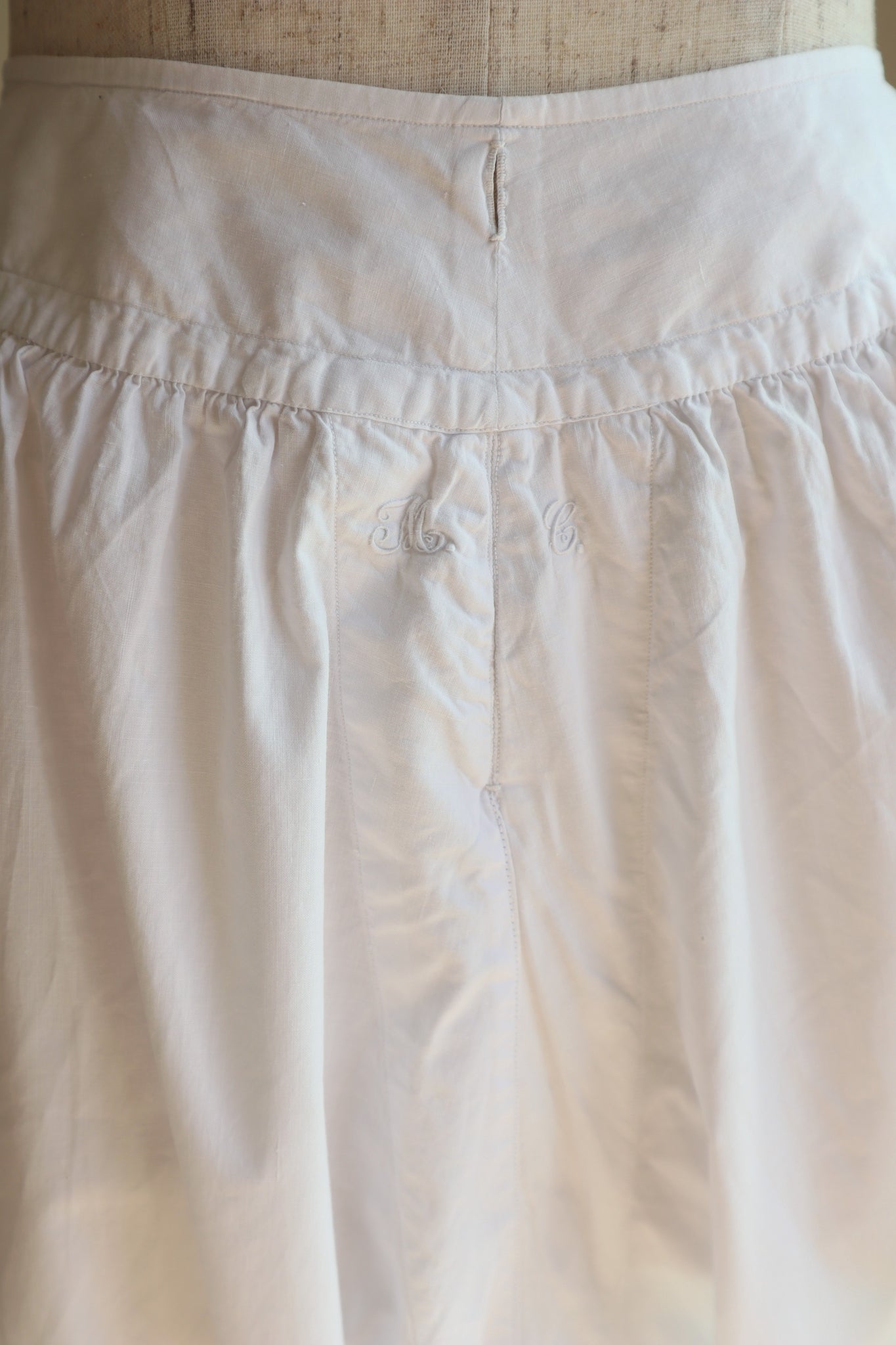 1900s Pin Tucked Cotton Bloomers