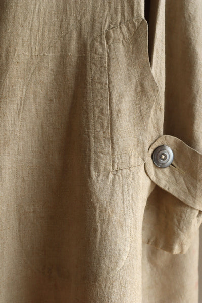 1900s~1910s Linen Duster Coat