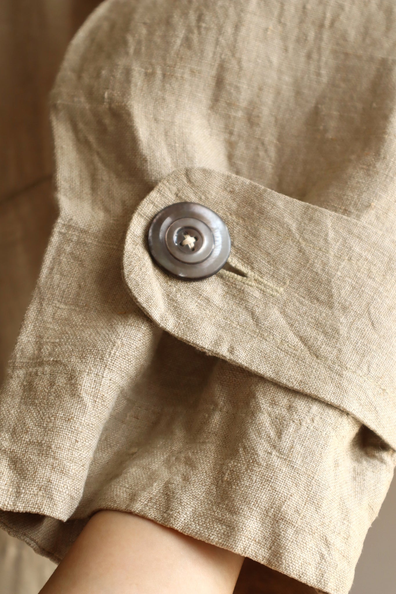 1900s~1910s Linen Duster Coat