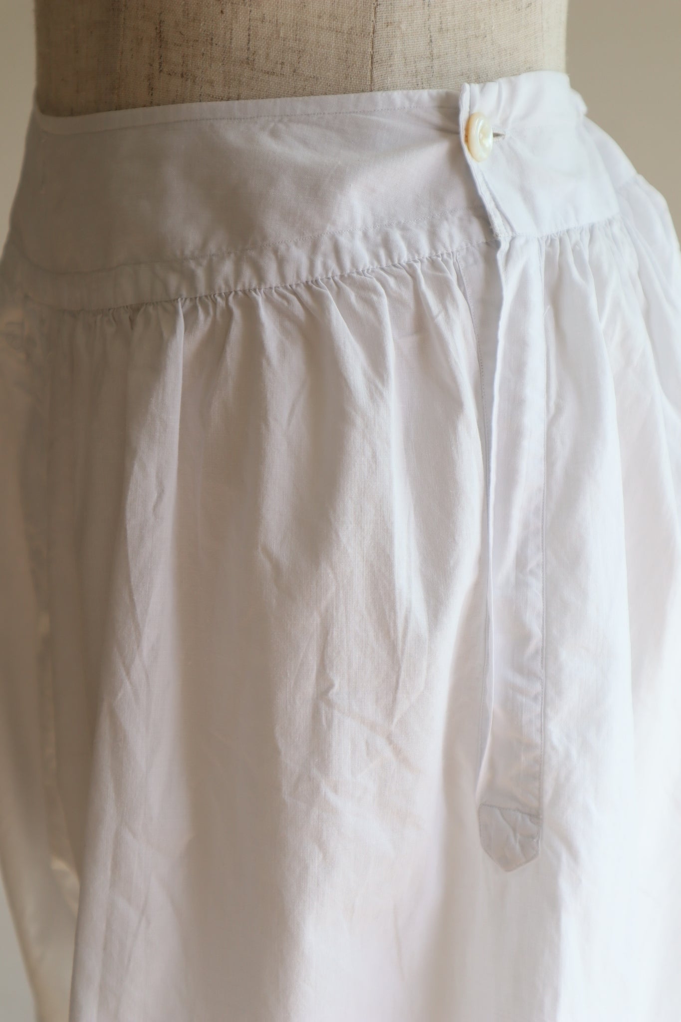 1900s Pin Tucked Cotton Bloomers