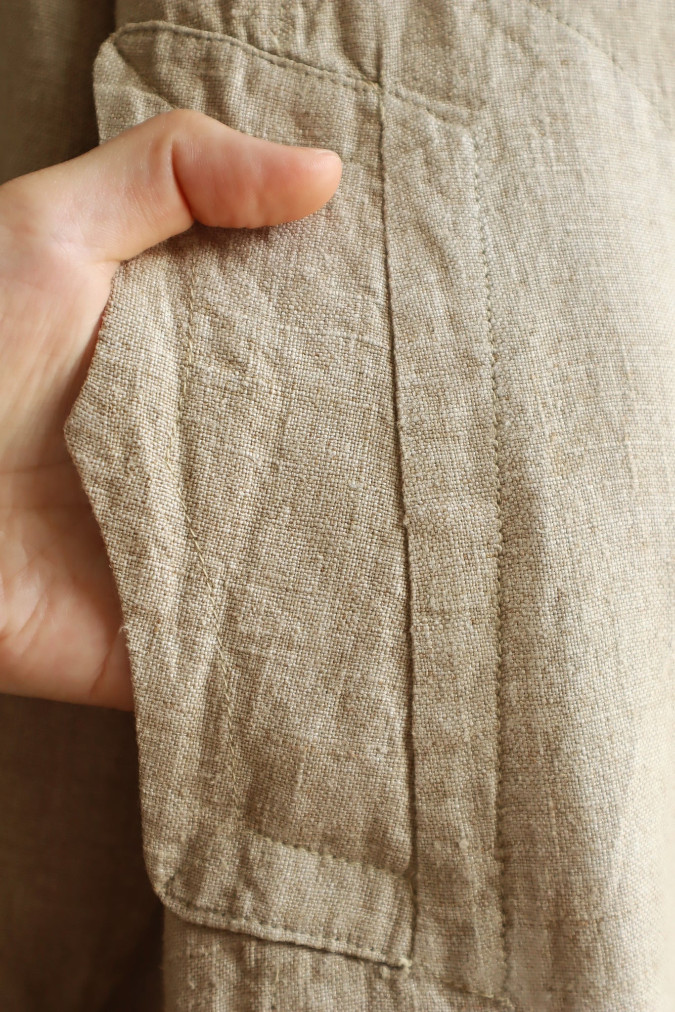 1900s~1910s Linen Duster Coat