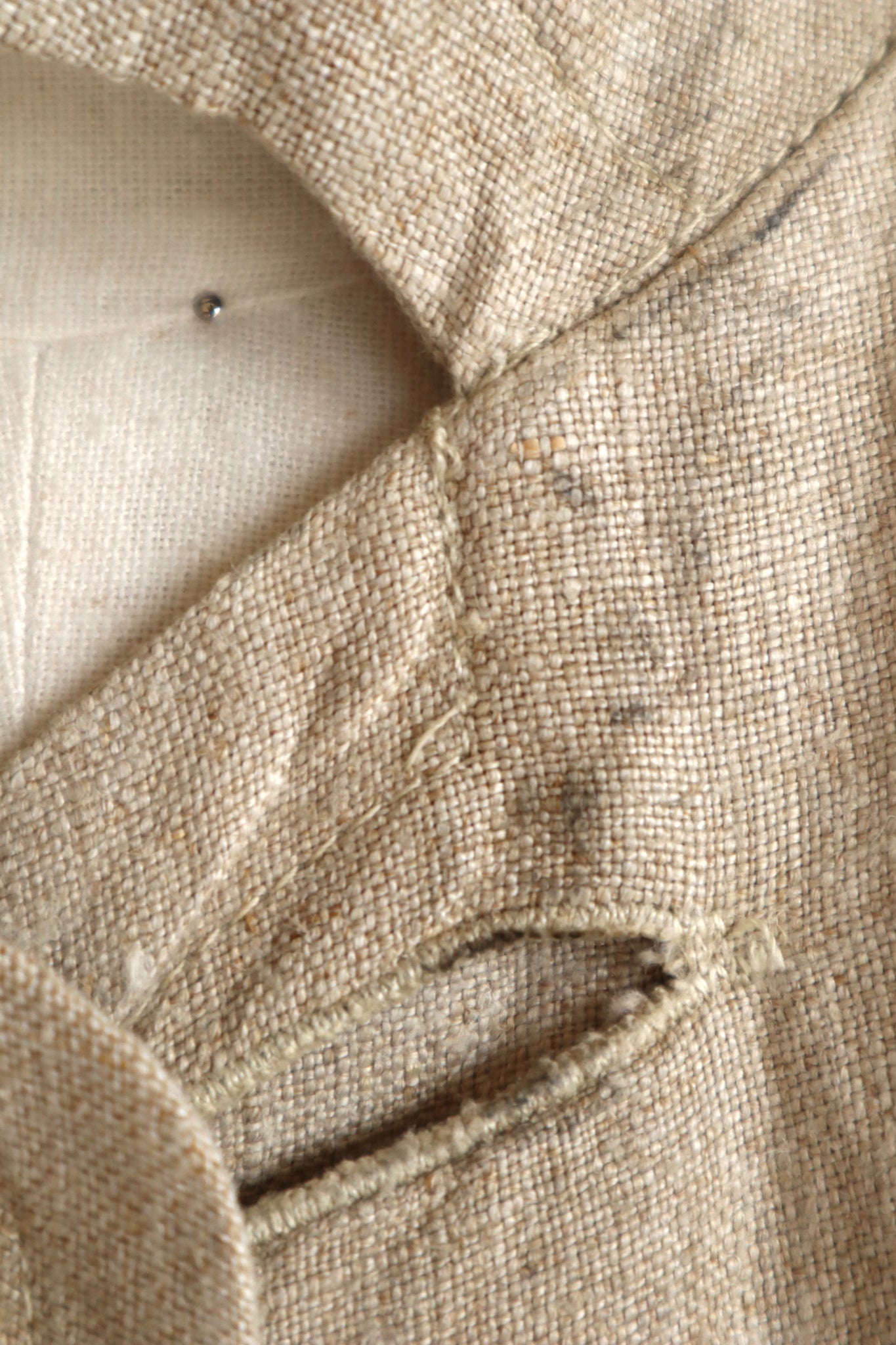 1900s~1910s Linen Duster Coat