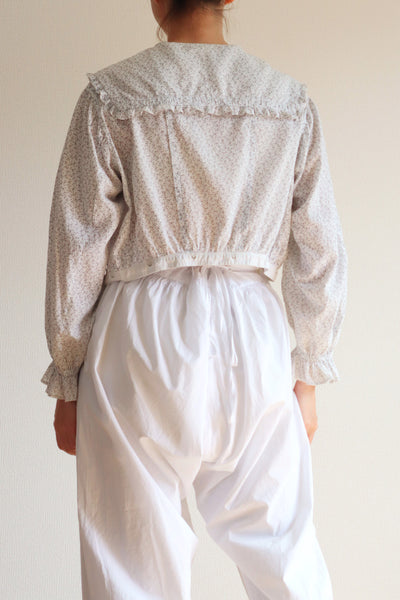 1890s Calico Blouse Size M~L