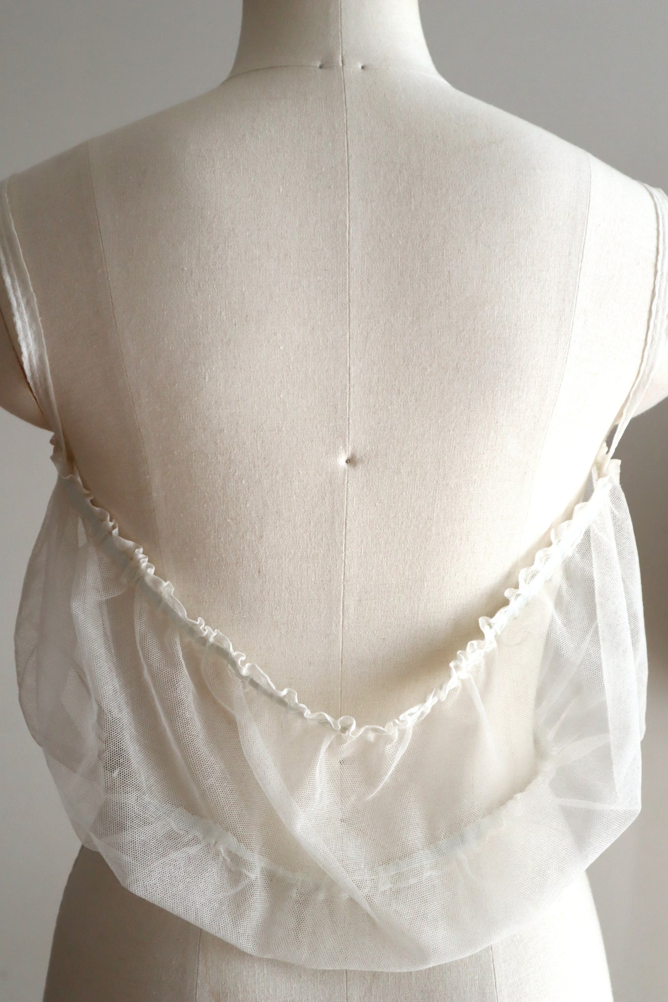 1910s French Tulle Lace Camisole