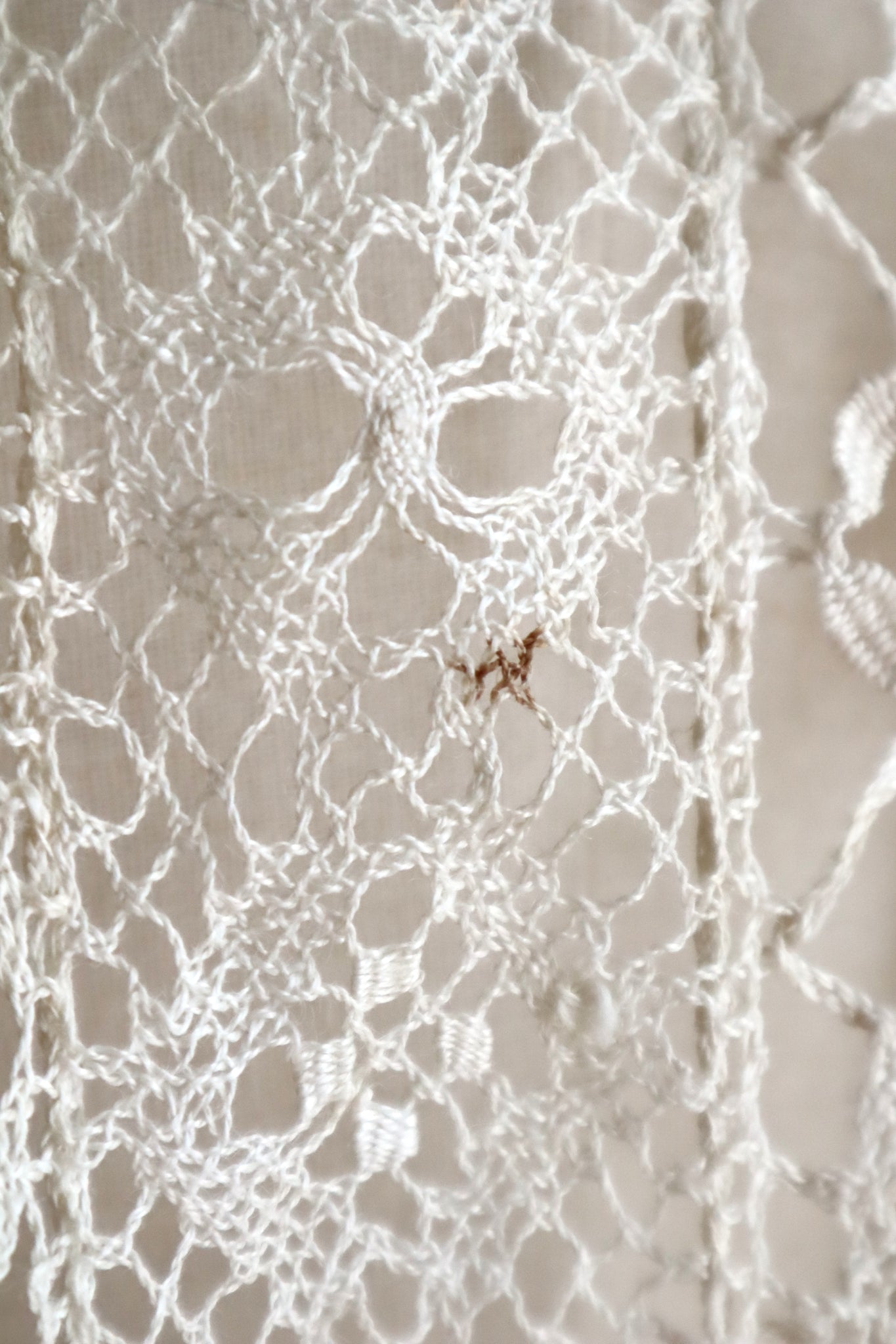 1900s–1910s Belgian Bobbin Lace Linen Blouse