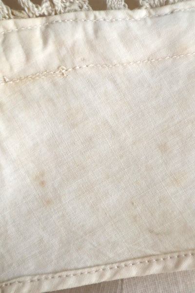 1900s–1910s Belgian Bobbin Lace Linen Blouse