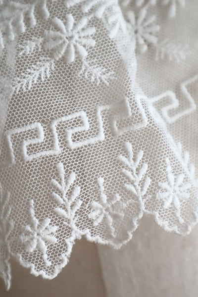 Handcrafted French Antique Lace Corset Cover