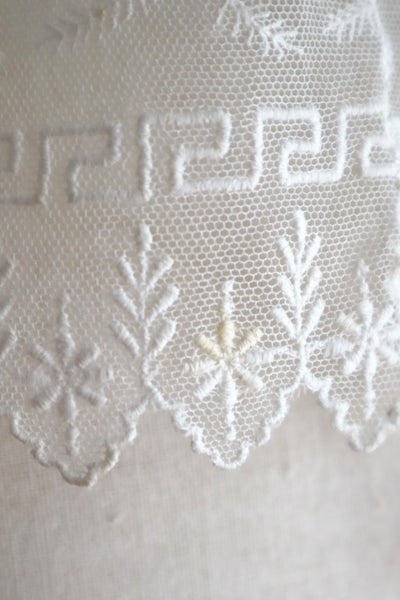 Handcrafted French Antique Lace Corset Cover