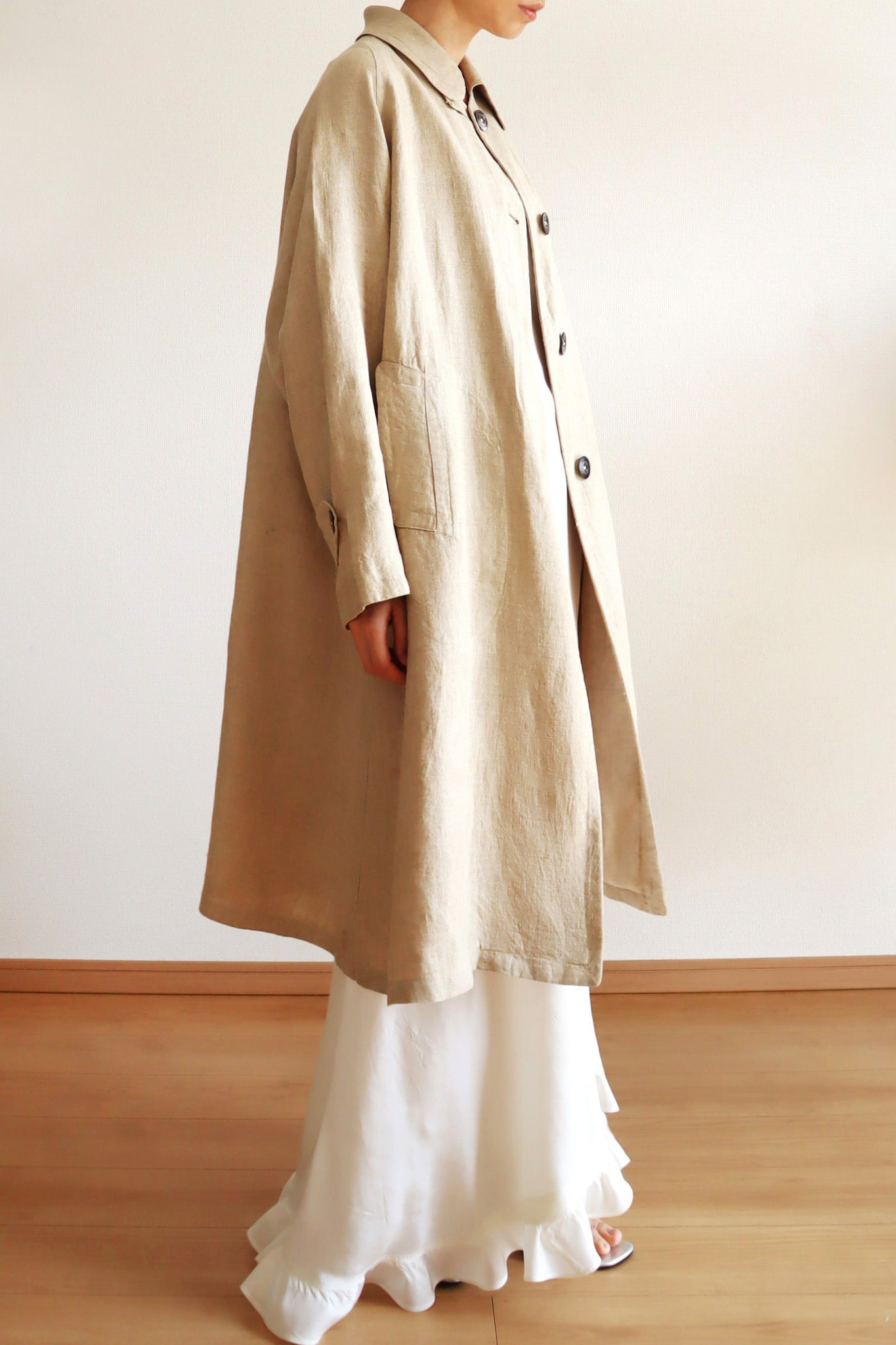 1900s~1910s Linen Duster Coat